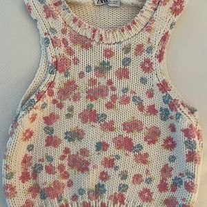 Zara sweater tank